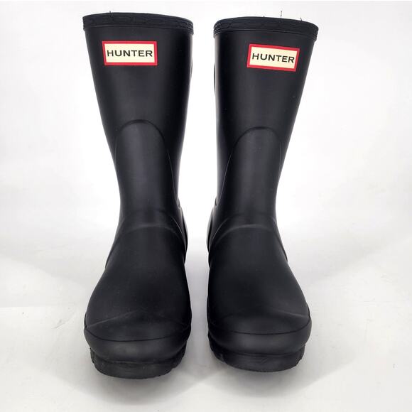 Hunter Original Short Rain Boots Black Women’s Size 7 - Picture 5 of 16